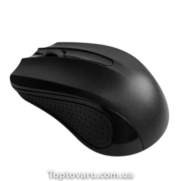 Клавіатура бездротова KeyBoard + Мишка Wireless TJ 808 Чорна 38218 фото