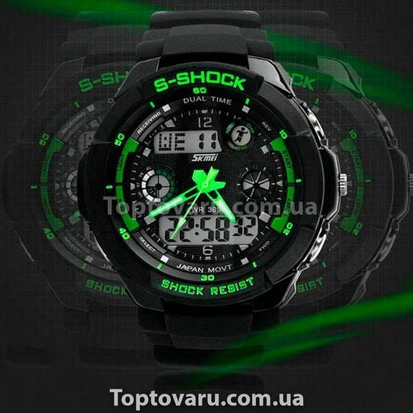 Часы детские Skmei S-Shock Green 0931для детей от 12 лет 14808 фото