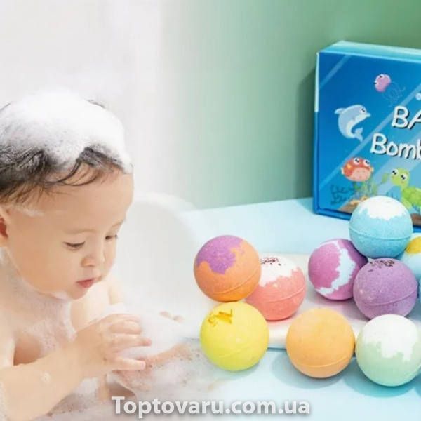 Набір бомбочок для ванни з іграшкою сюрпризом BATH BOMB GIFT Мікс квітів 37722 фото