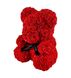 Ведмедик з 3D троянд Zupo Crafts 25 см Червоний 131 фото 2