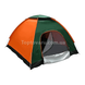 Палатка 3-х местная темно Зеленая с оранжевым 10553 фото 2