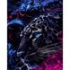 Картина за номерами Strateg ПРЕМІУМ Космічний леопард з лаком розміром 40х50 см (SY6759) SY6759-00002 фото 1