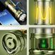 Ліхтар ручний акумуляторний 2в1 YEMAO YM-A19 9LED Зелений 37250 фото 6