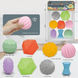 Сенсорные мячики-пищалки для детей текстурные 8 предметов 12614 фото 2