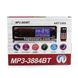Автомагнітола MP3 3884-BT ISO з сенсорним дисплеєм 5684 фото 3