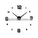 Часы настенные 3D DIY Clock NEW (с цифрами) Black 2730 фото 2