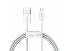 Кабель Baseus Superior Series Fast Charging Data Cable USB to Micro 2A 2m White CAMYS-A02-00001 фото