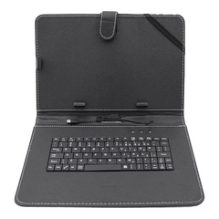 Чохол для планшета універсальний з клавіатурою з діагоналлю 10" Black Чорний 12570 фото