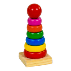 Іграшка розвиваюча Дерев'яна пірамідка З 39396 12617 фото