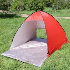 Пляжная палатка с защитой от ультрафиолета - размер 150/165/110 - красная