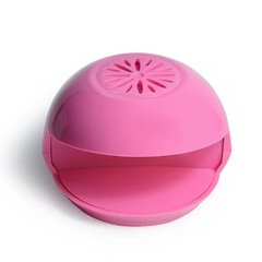 Міні-сушарка для нігтів із вентилятором на батарейках Nail Dryer Рожева 14641 фото