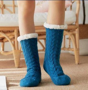 Носки антискользящие Huggle Slipper Socks Синие 6974 фото