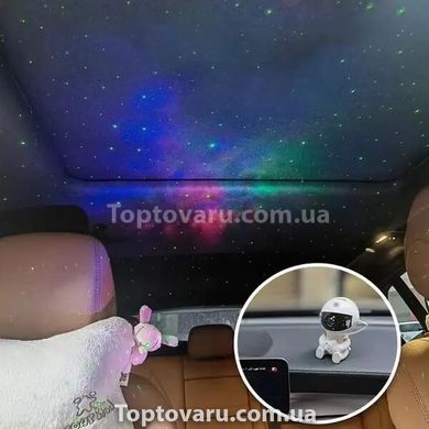 Ночник-проектор Космонавт со звездочкой с пультом Белый 12552 фото