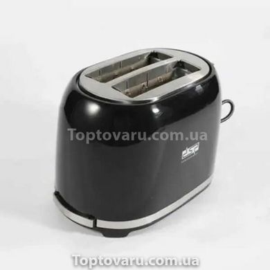 Тостер електричний горизонтальний автоматичний для хліба на 2 тости DSP 850W KC 2045 Чорний 10900 фото