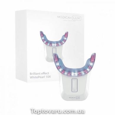 Капа для зубів відбілююча Medica+ WhitePearl 10X (Японія) Біла 50985 18391 фото