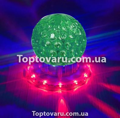 Лампа шар на подставке с вращающимися шаром RGB RD 5024 Зеленый 3768 фото