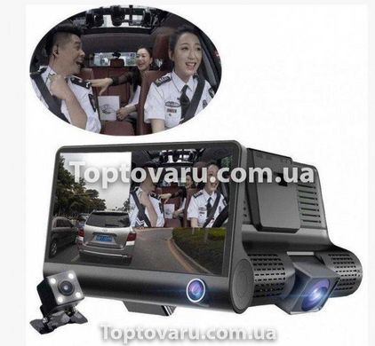 Видеорегистратор автомобильный на 3 камеры SD319/z233D DVR Full HD 1080P 6309 фото