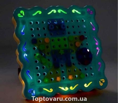 Детский развивающий конструктор игрушка Tu Le Hui "Diy Light Puzzle" на шурупах 200 деталей 2967 фото