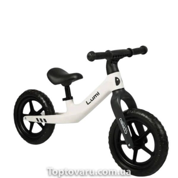 Велобіг дитячий Corso Lumi 12" LR-98045 Білий 37127 фото
