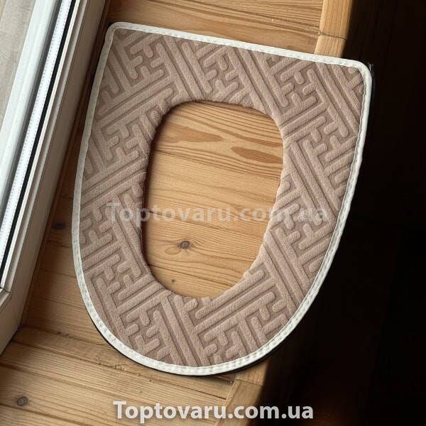 Чехол-сидение на унитаз Toilet seat cover AND 03 Коричневый 33565 фото
