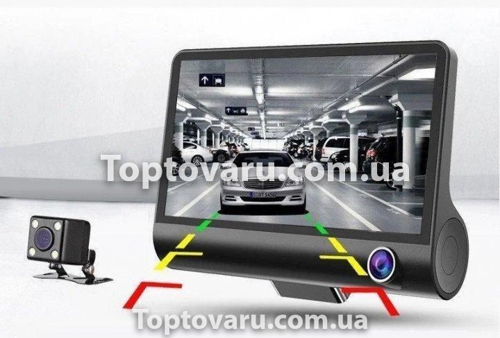 Видеорегистратор автомобильный на 3 камеры SD319/z233D DVR Full HD 1080P 6309 фото