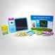 Планшет детский развивающий Монтессори с обучением английского языка от аккумулятора с карточками Голубой 21415 фото 8