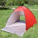 Пляжная палатка с защитой от ультрафиолета - размер 150/165/110 - красная 4880 фото 1