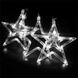 Світлодіодна гірлянда-штора Зорепад 2.5м, 12 зірок, Біла 3174 фото 2