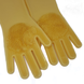 Силиконовые перчатки для мытья и чистки Magic Silicone Gloves с ворсом Желтые 632 фото 3