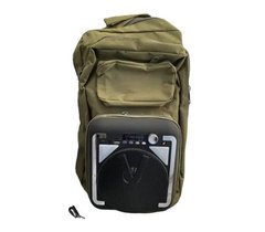 Рюкзак туристический Оutdoor Backpack Speaker Зеленый 9223 фото