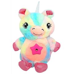Детская плюшевая игрушка Star Belly Единорог ночник-проектор звёздного неба Радужный 9318 фото