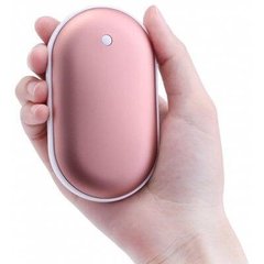 Грілка-повербанк для рук Pebble Hand Warmer PowerBank 5000 mAh рожевий 1087 фото