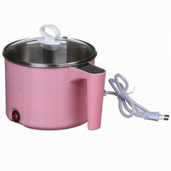 Електрокаструля з функцією чайника. 600Вт, 1.5 літра. Рожева 10376 фото