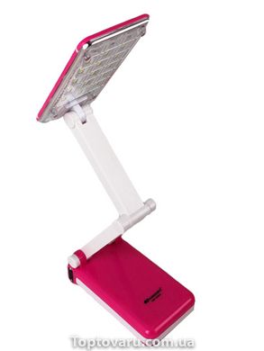 Світлодіодна настільна лампа LED KM-6686 З Kamisafe рожева 3584 фото
