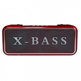 Музыкальная Bluetooth колонка бумбокс Golon RX-200BT Красная 6141 фото