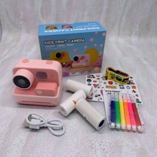 Камера моментального друку KIDS MINI CAMERA PRINTER Рожева 32230 фото