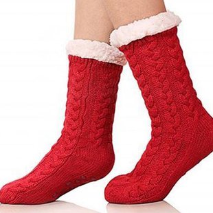 Шкарпетки антиковзні Huggle Slipper Socks Червоний 6975 фото