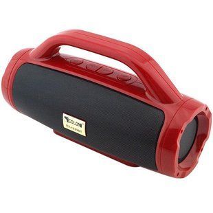 Беспроводная портативная колонка Bluetooth RED RX-1829 Golon Красная 7641 фото