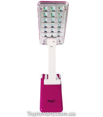 Світлодіодна настільна лампа LED KM-6686 З Kamisafe рожева 3584 фото