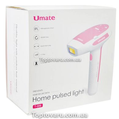 Лазерний фотоепілятор Umate T-006 Рожевий 5477 фото