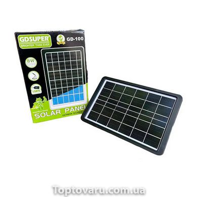 Портативная солнечная панель GDSUPER GD-100 8W 9450 фото