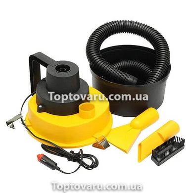 Автомобильный пылесос Vacuum Cleaner BIG 12V Желтый 7622 фото