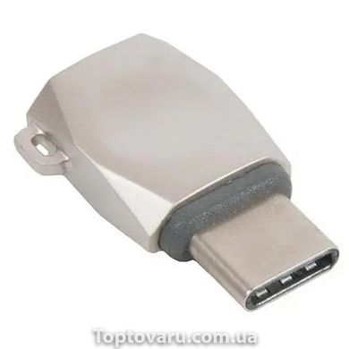 Перехідник OTG Hoco UA8 Micro USB - Type-C Stell 11184 фото