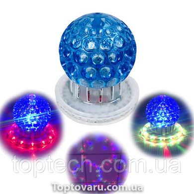 Лампа шар на подставке с вращающимися шаром RGB RD 5024 Синий 3622 фото