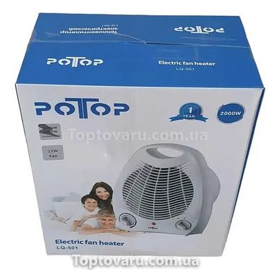 Тепловентилятор электрический дуйка PoTop LQ-501 2000 Вт 8974 фото
