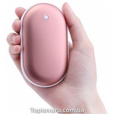 Грелка-повербанк для рук Pebble Hand Warmer PowerBank 5000 mAh розовый 1087 фото