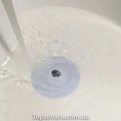 Фільтр-заглушка, пробка для ванни силіконова Сіра 11111 фото