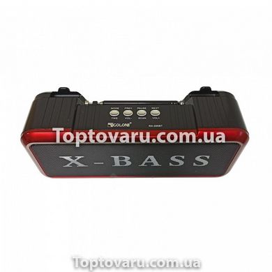 Музыкальная Bluetooth колонка бумбокс Golon RX-200BT Красная 6141 фото