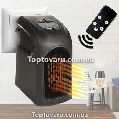 Портативный мини обогреватель 400Вт Handy Heater Черный + пульт 130 фото