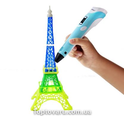 3D ручка H0220 с дисплеем голубая 595 фото